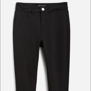 High waisted stretch skinny pants